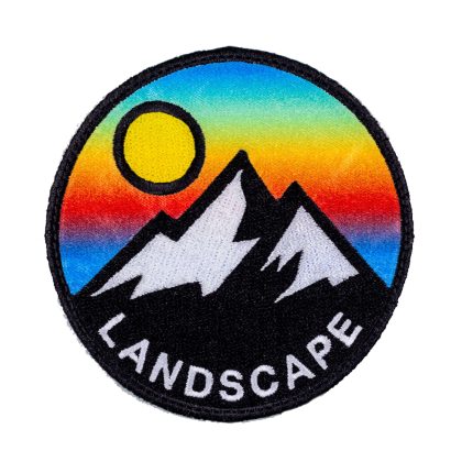 Flat Stitch Machine Embroidery Badges